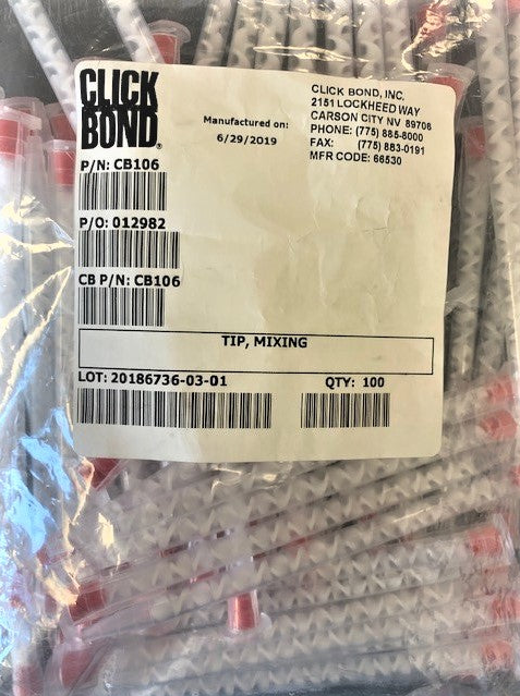 CB-106, Mixing Tip, Bag of 100